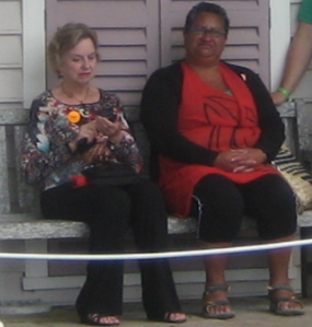 Waitangi 2013 - Dame Claudia Orange and friend