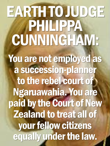 Judge Philippa Cunningham - Earth to Judge Philippa