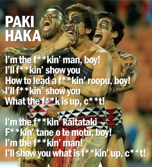 Maori king's son - Korotangi Paki Haka