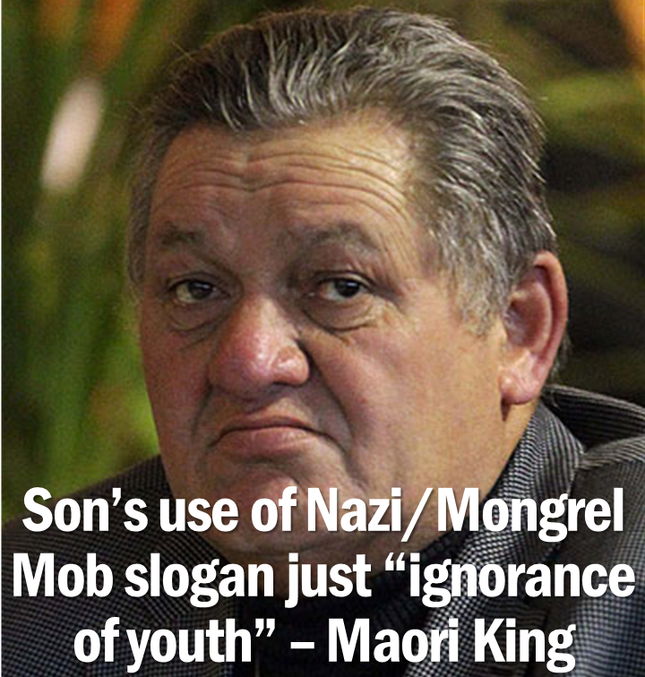 Maori king's son - Use of Sieg Heil ignorance of youth