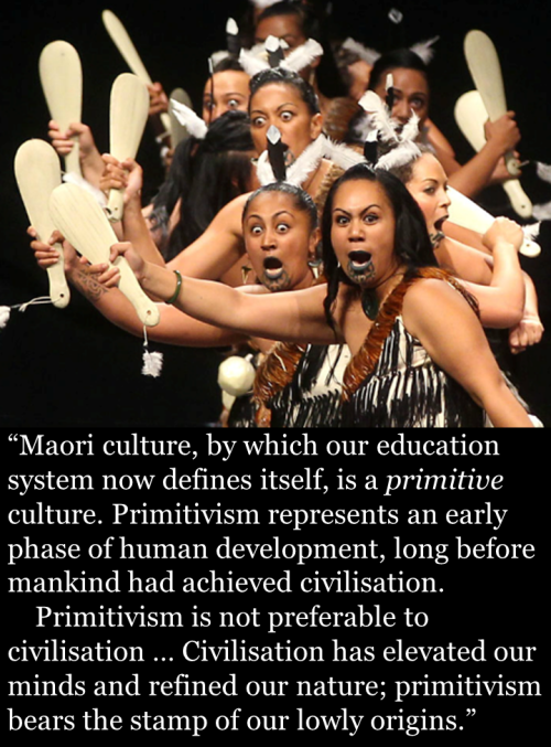 Teacher training - Maori culture - primitivism v civilisation