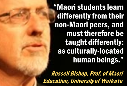 Teacher training - Russell Bishop - Maori students learn differently...