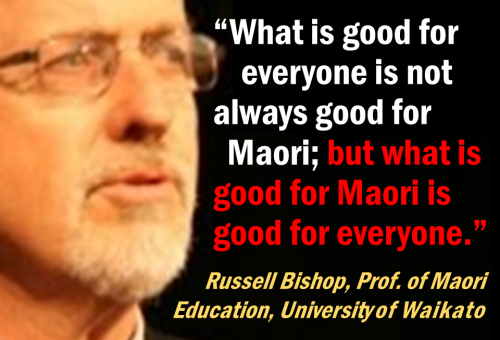 Teacher training - Russell Bishop - What is good for everyone not always good for Maori...